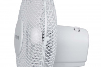 Stolový ventilátor s možnosťou oscilácie s priemerom 30 cm.