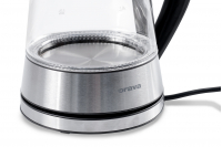 Hot water kettle 1,7 L glass