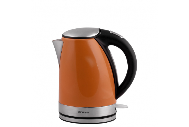 Stainless steel kettle 1,7 l, brown