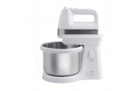 Electric hand mixer with container