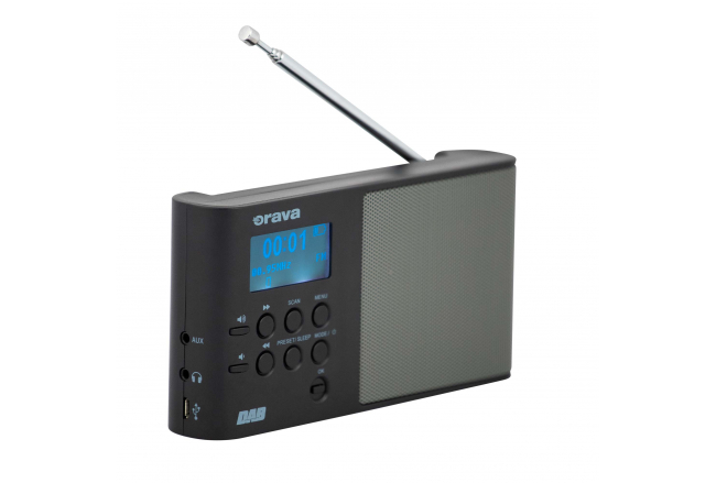Digitálne DAB/FM prenosné rádio