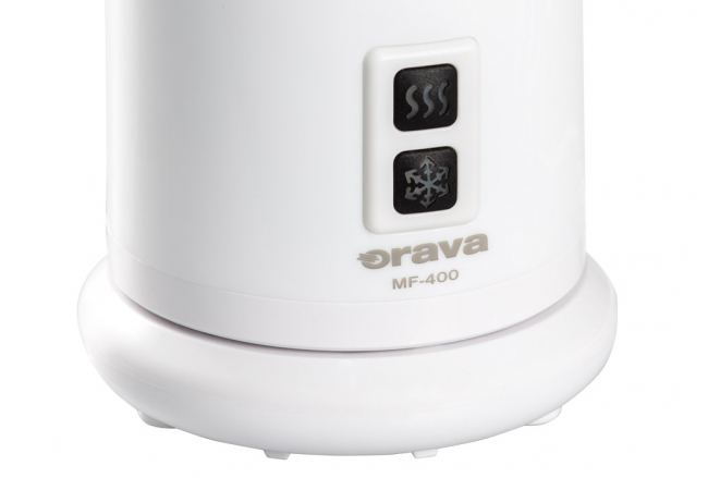 Elektrický napeňovač mlieka, biely