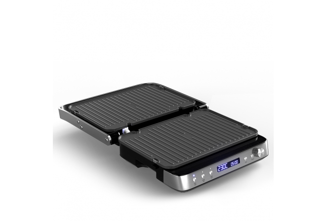 Digitálny elektrický kontaktný gril, 2000 W