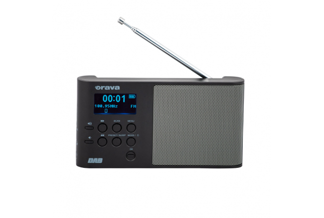 Digitálne DAB/FM prenosné rádio