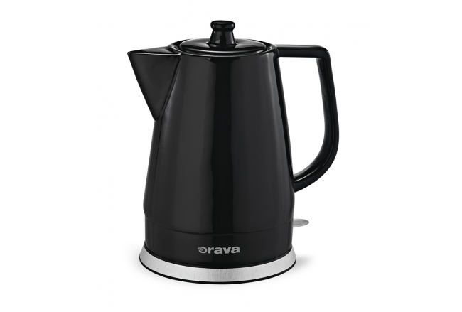 Keramická kanvica 1,5 l  čierna