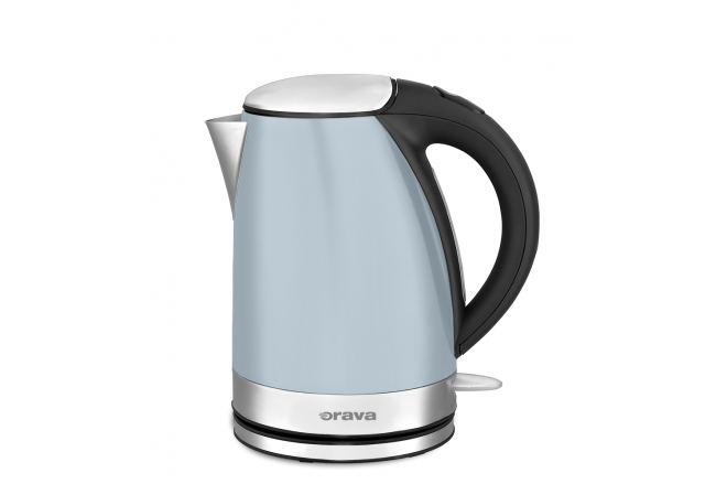 Stainless steel kettle 1,7 l, baby blue