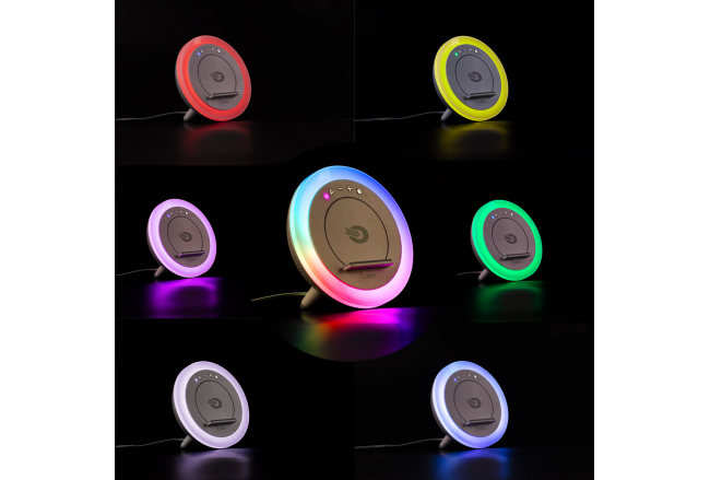 Bluetooth reproduktor s bezdrôtovou nabíjačkou