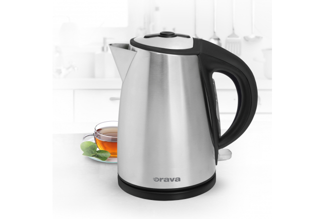 Antikorová varná kanvica 1,7 l, strieborná