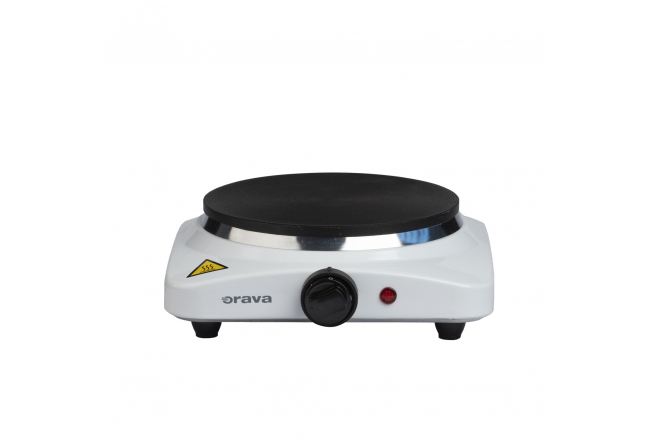 Electric single plate with a diameter of 185 mm, white