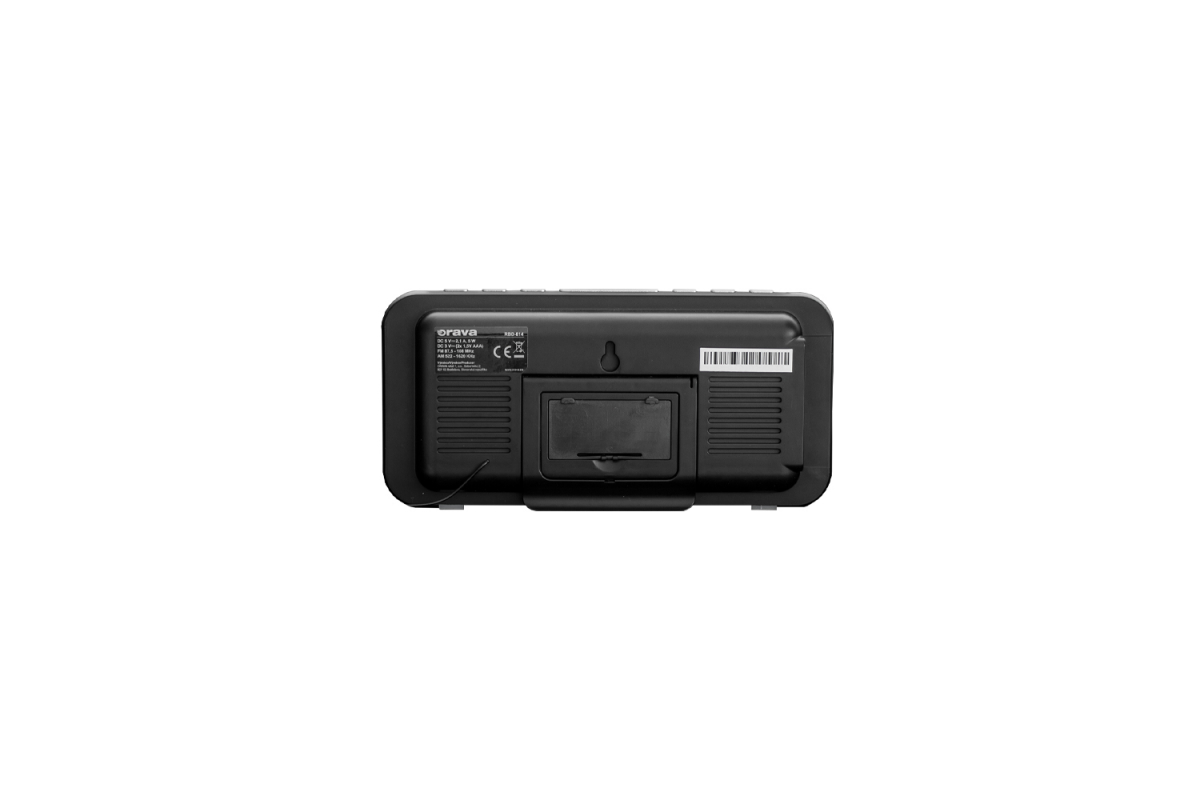 Rádiobudík s veľkým červeným LED displejom