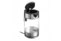 Glass kettle with LED backlight, black