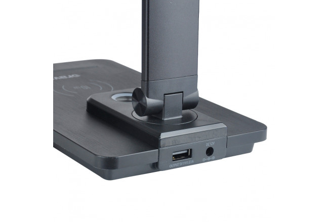 Bezdrôtová nabíjačka s LED lampou a USB