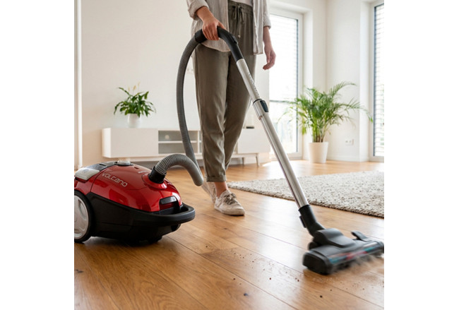 Extra quiet and powerful Volcano handheld vacuum cleaner