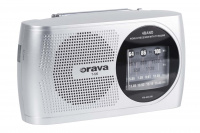 Přenosný rádio přijímač s rozsahem FM/AM/SW a duálním napájením