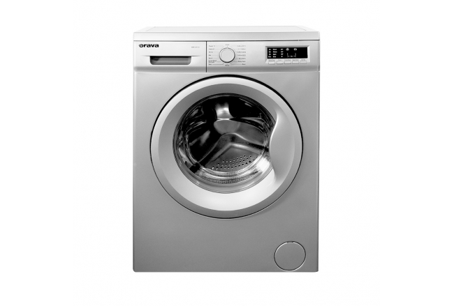 Front-loading washing machine silver SLIM, 6kg