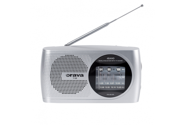 Přenosný rádio přijímač s rozsahem FM/AM/SW