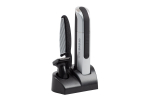 Nose hair trimmer silver-black