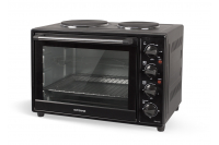 Electric oven with double plate 34L