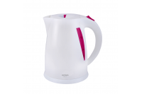 Kettle 1,7 l, white-pink