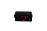 Alarm clock with a large red LED display
