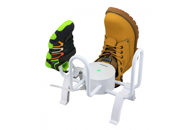 Folding shoe dryer for 2 pairs of shoes or gloves