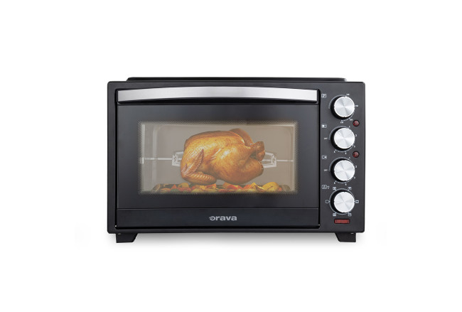 Elektrická trouba s dvouplotýnkovým sklokeramickým vařičem