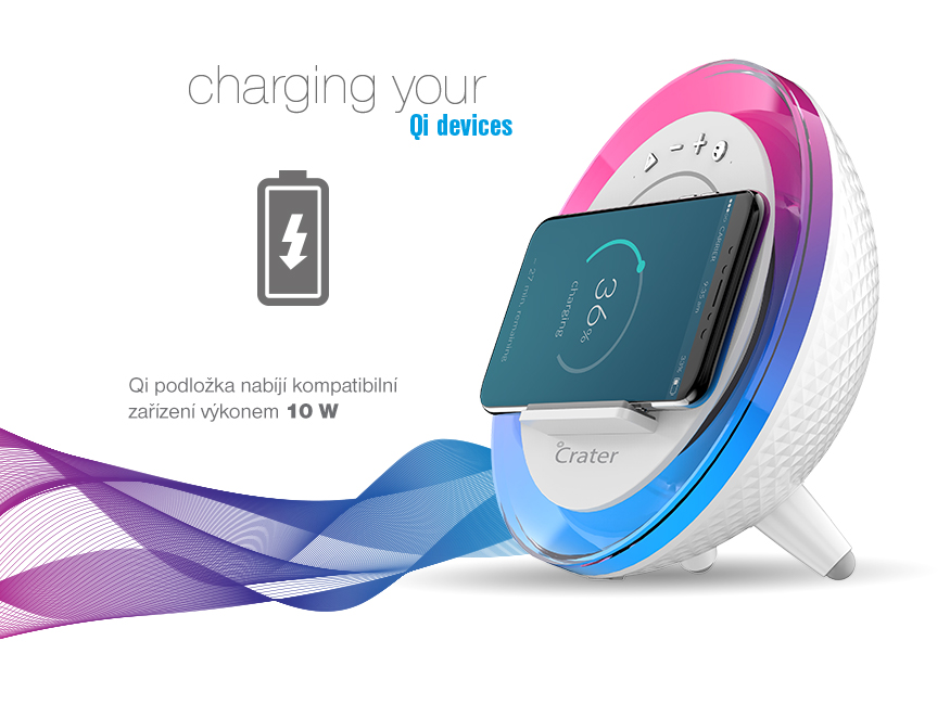 Crater 9 - s hudobným výkonom 5W