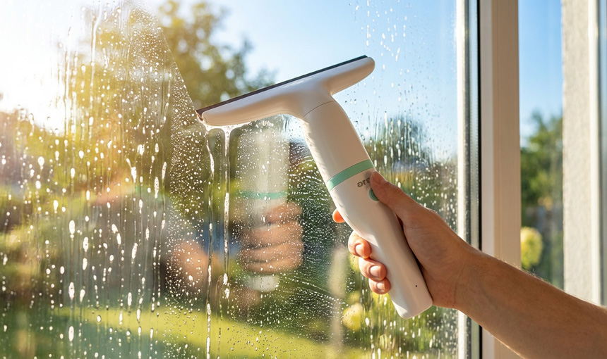 Cleaning with a rag and crumpled newspapers, which additionally scratch the windows, is a thing of the past. Lautus is a steam window cleaner