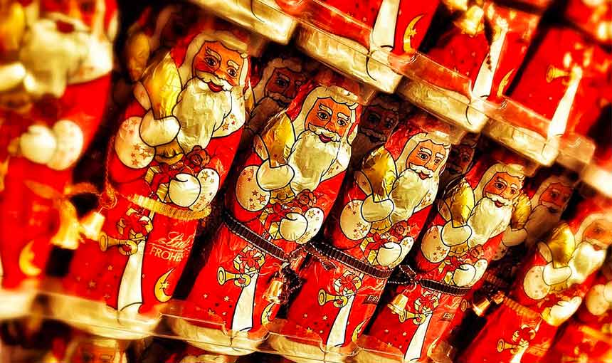 Chocolate figures are a main staple for St. Nicholas Day