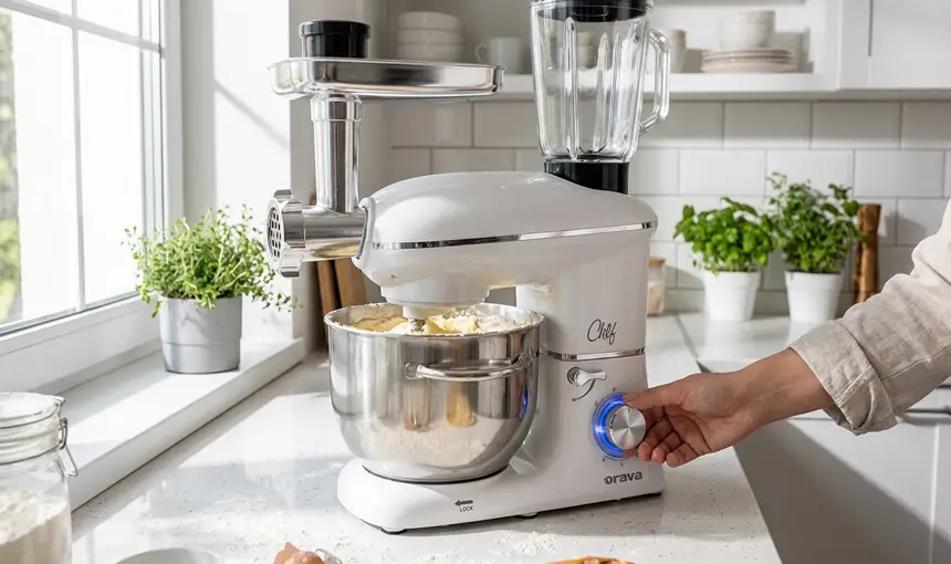 Kuchyňský robot ORAVA 2000 W chef 3