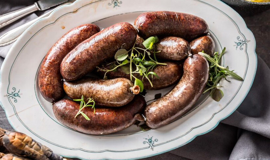 Homemade liver sausages