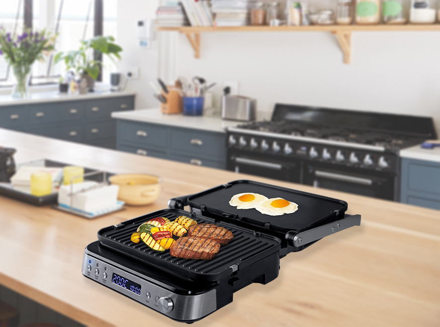 Electric contact grill Grillchef 3 Orava.eu