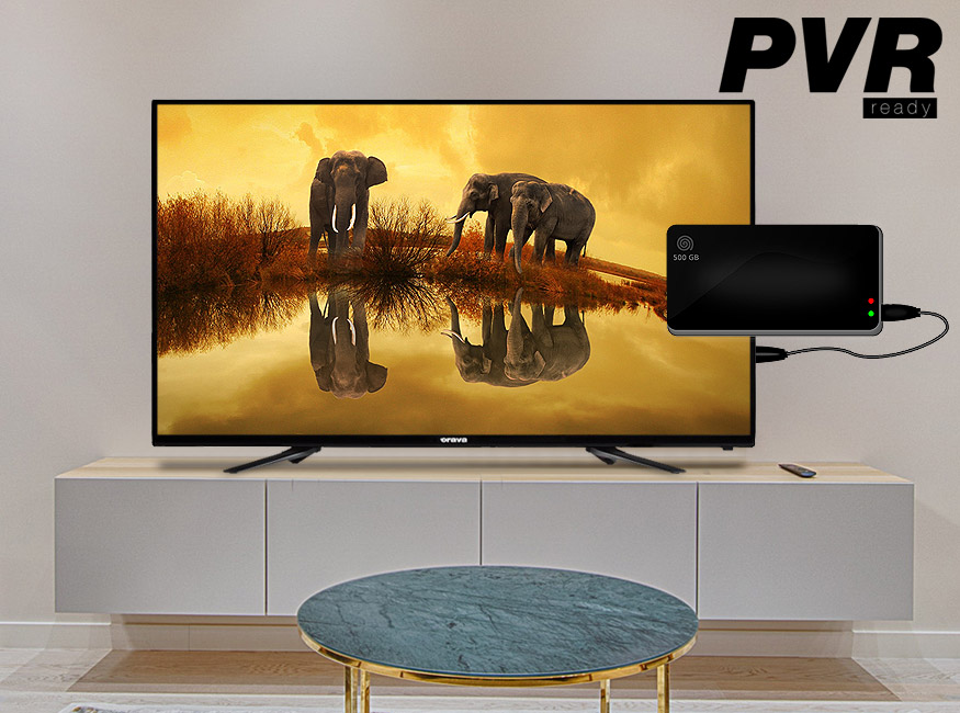 Vďaka funkcii PVR Ready už nikdy neprídete o novú časť obĺúbeného seriálu.